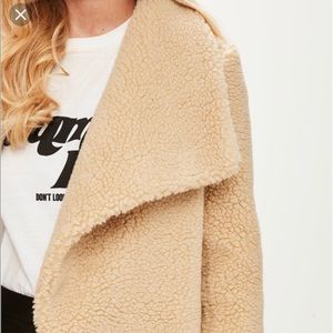 teddy bear waterfall coat